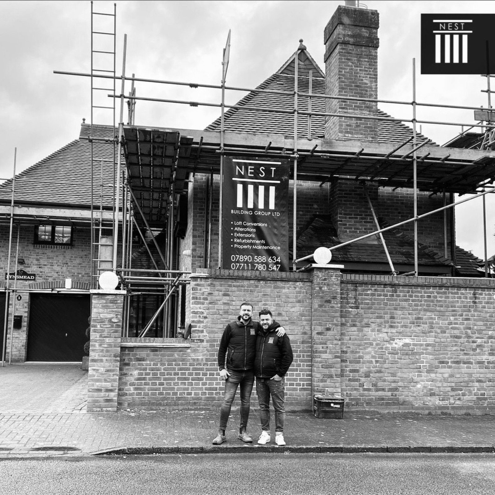 Nest Building Group team, a building company based in Surrey